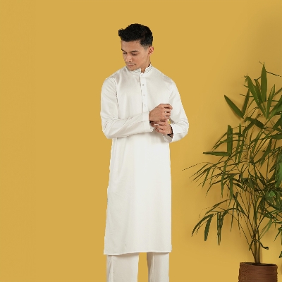 Picture of TORR White Men's Panjabi