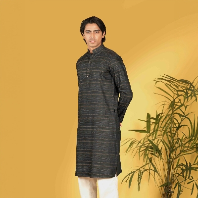 Picture of TORR Black Stripe Men's Panjabi