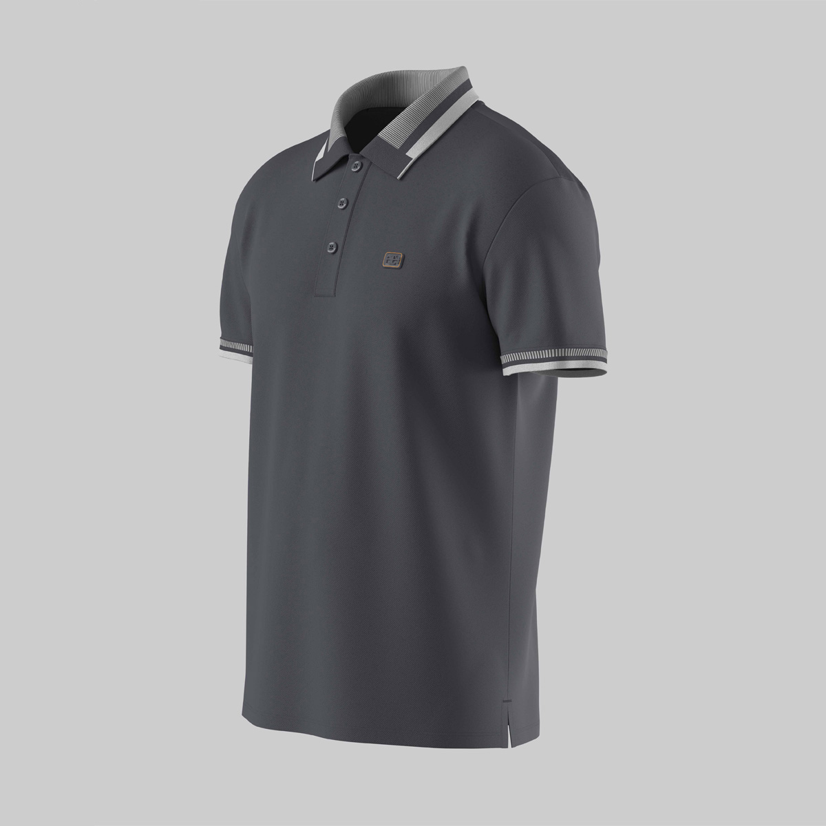 Picture of TORR Dark Grey Performance Polo