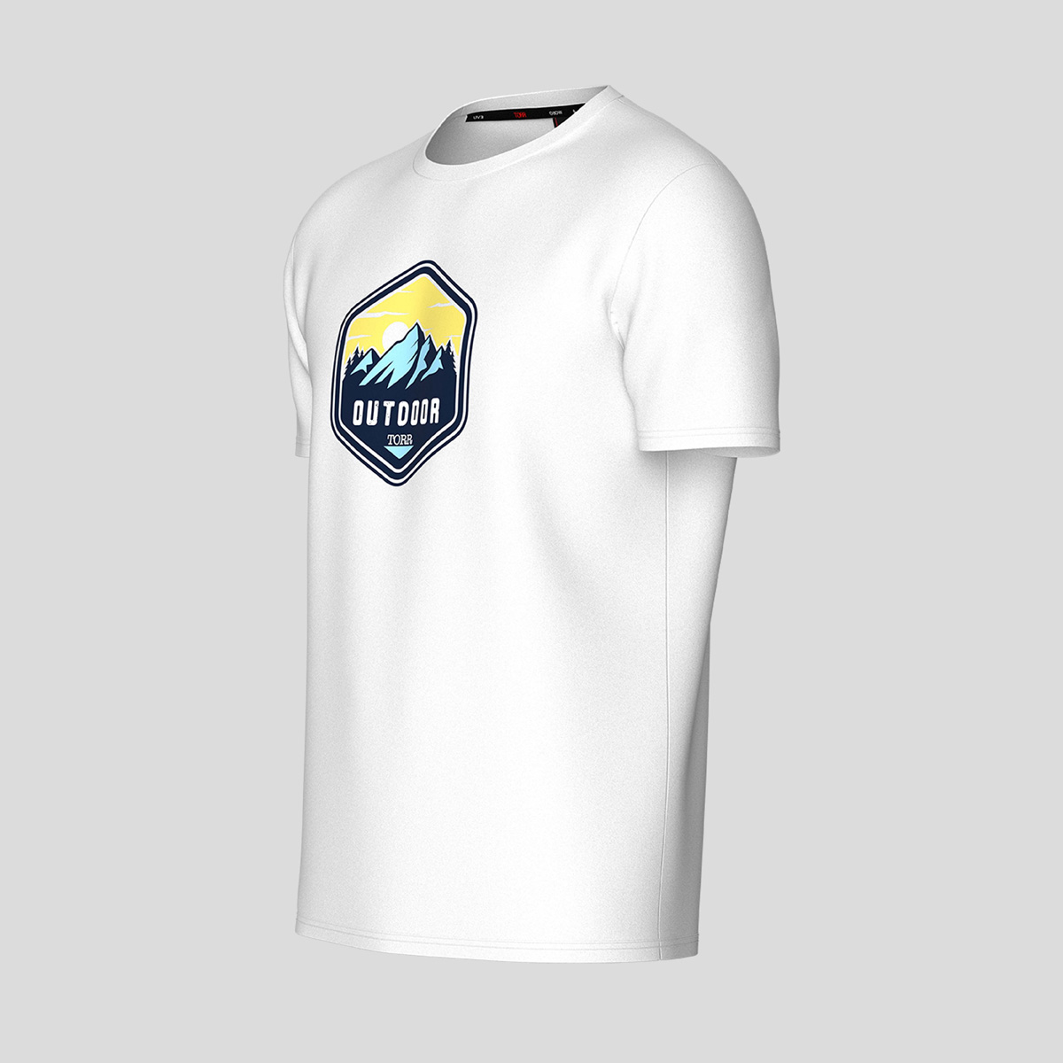 Picture of TORR White Men's  T-shirt