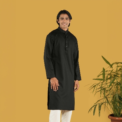 Picture of TORR Black Men's Panjabi