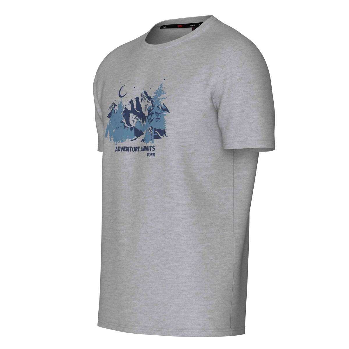 Picture of TORR Grey Chine Men's  T-shirt