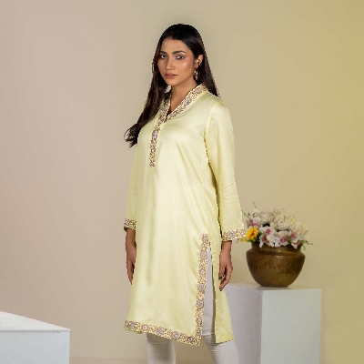 Picture of TORR Pale Lime Ethnic Wear (01 Piece Kurti)