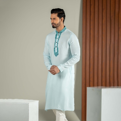Picture of TORR Blue Glow Men's Panjabi