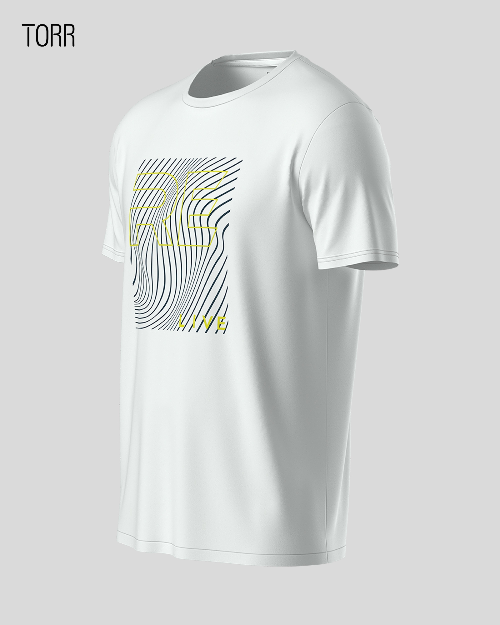 Picture of TORR Bright White Men's  T-shirt