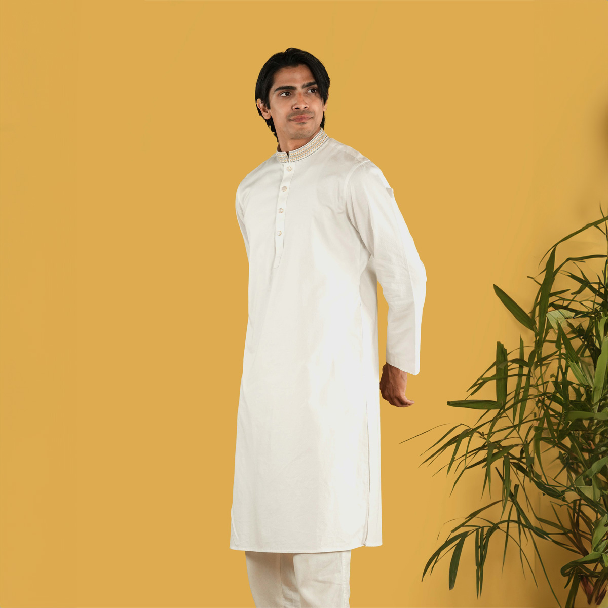 Picture of TORR White Men's Panjabi