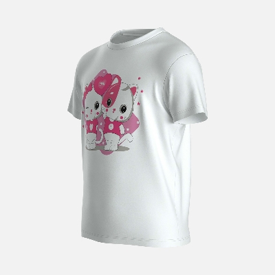 Picture of TORR Bright White Girl's Quick Dry T-shirt