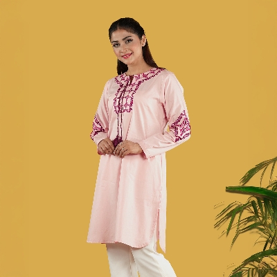 Picture of TORR Light Pink Women's Tunic