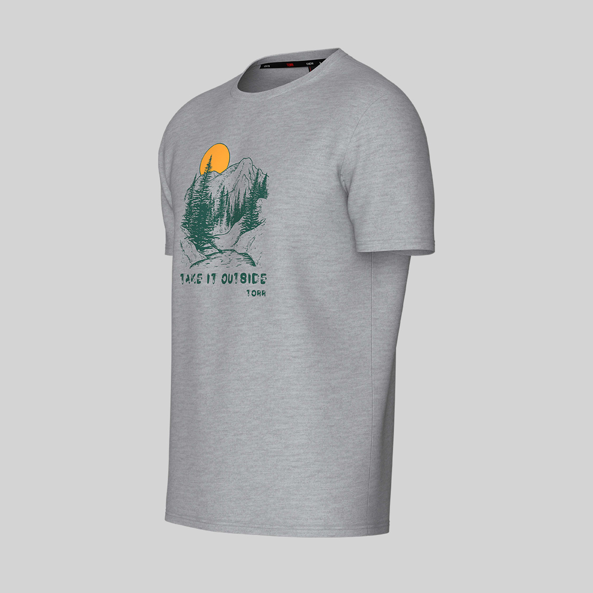 Picture of TORR Grey Men's  T-shirt