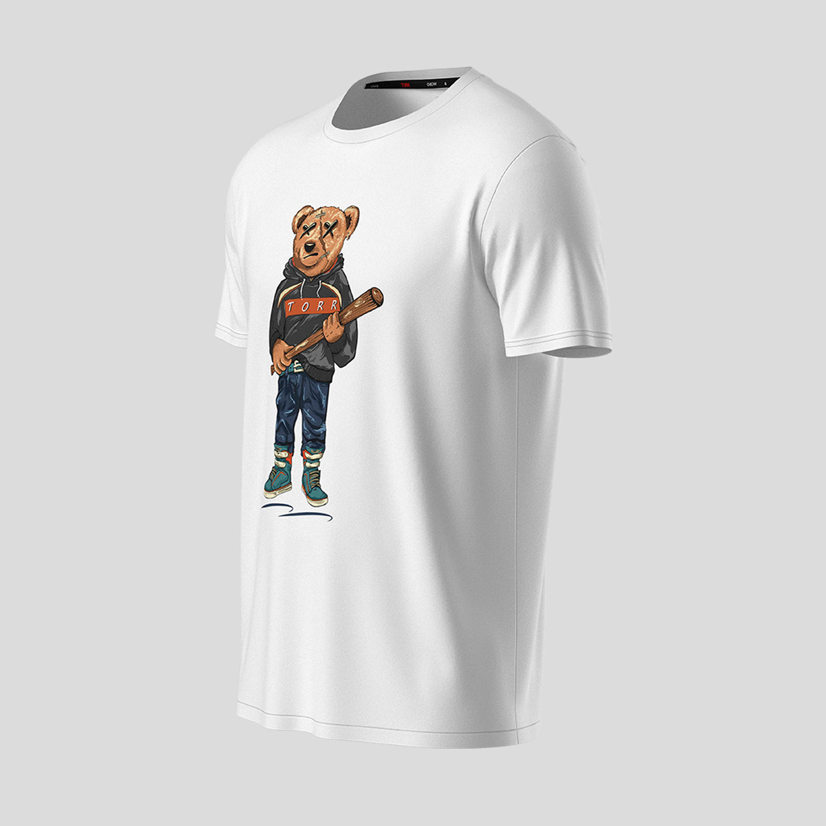 Picture of TORR White Men's  T-shirt