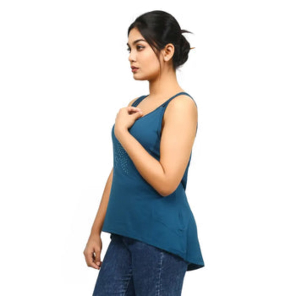 Picture of TORR Blue Women's Activewear Top