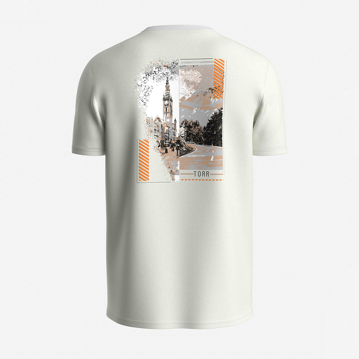 Picture of TORR White Men's  T-shirt