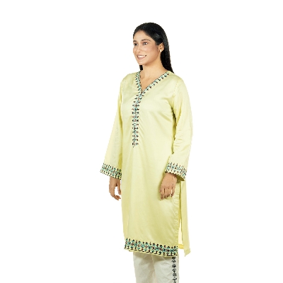 Picture of TORR Pale Lime Ethnic Wear (01 Piece Kurti)