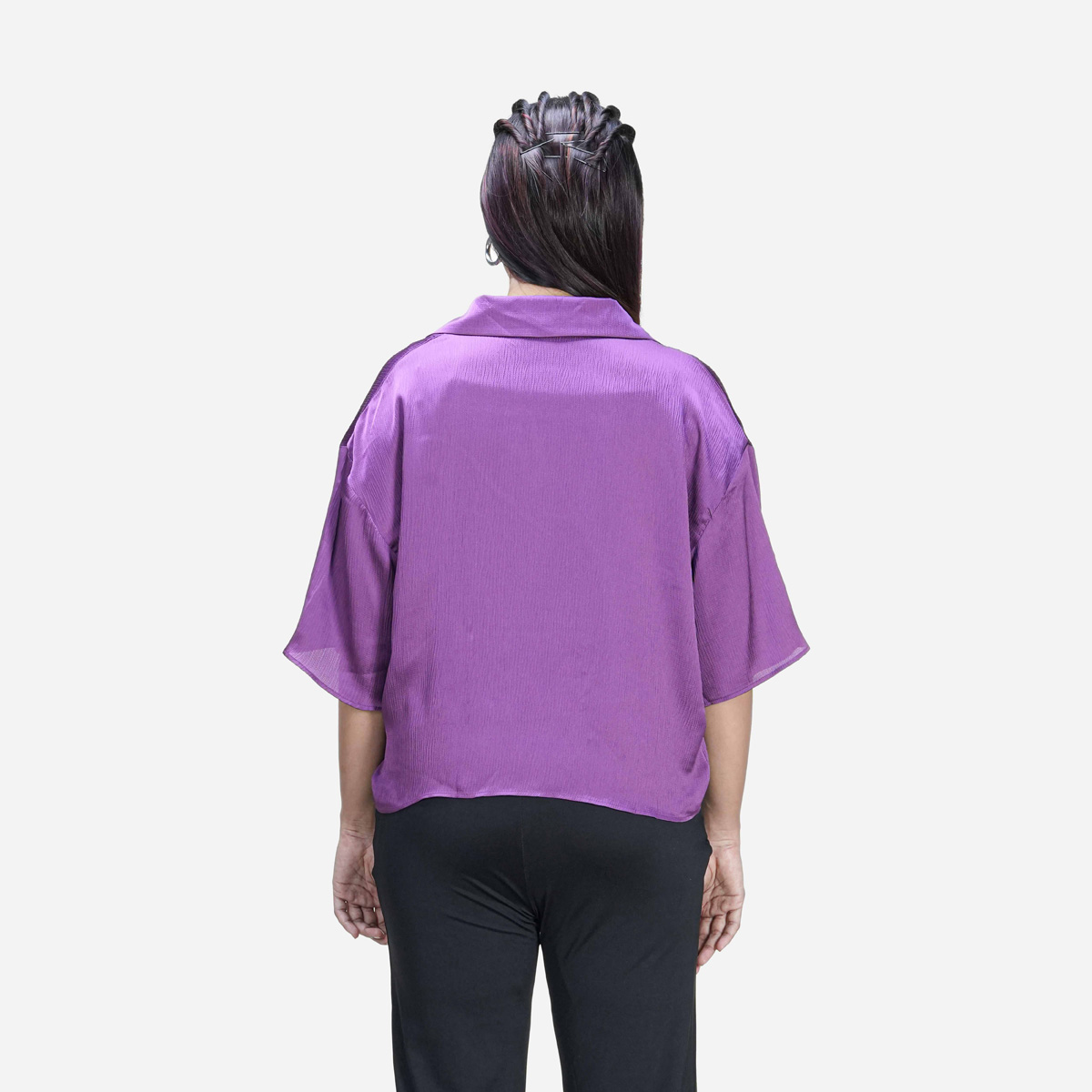 Picture of TORR Purple Women's Crop Top