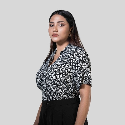 Picture of TORR BLACK AOP Women's Shirt