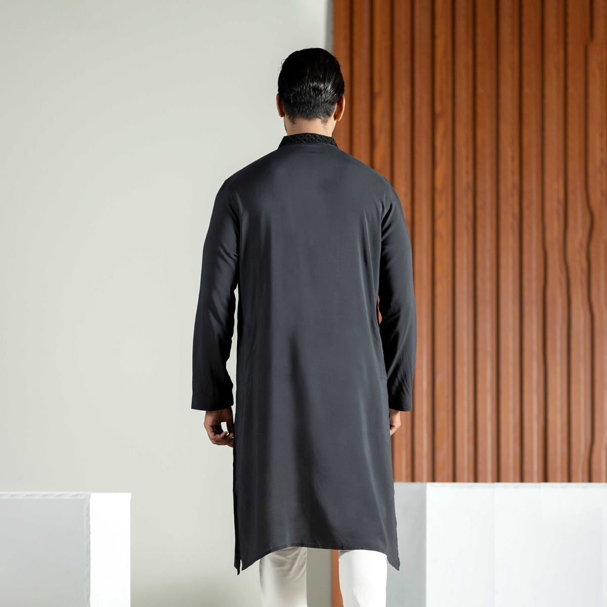 Picture of TORR Jet Black Men's Panjabi