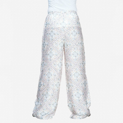 Picture of TORR White Aop Womens Palazzo