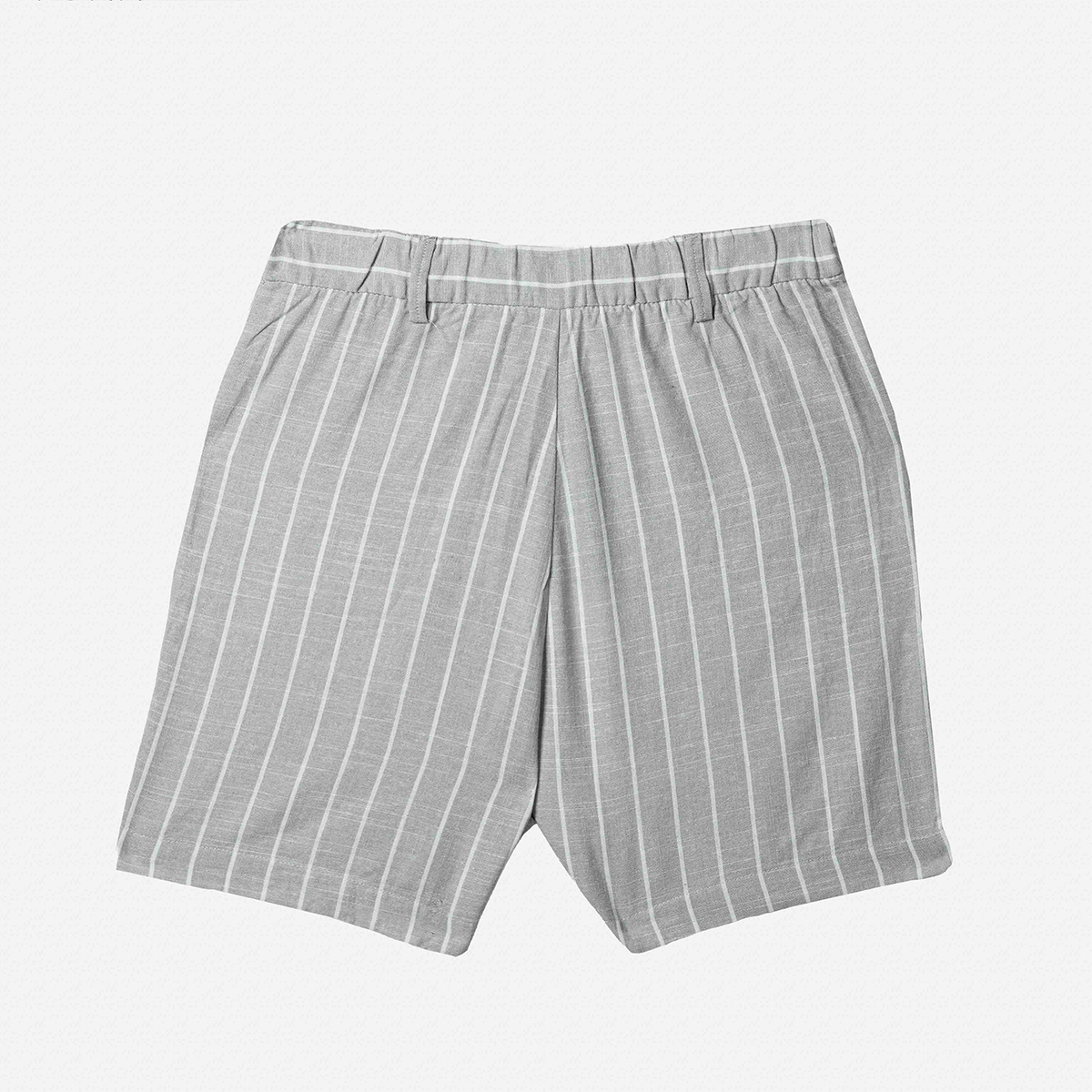 Picture of TORR Creme Striped Women Shorts