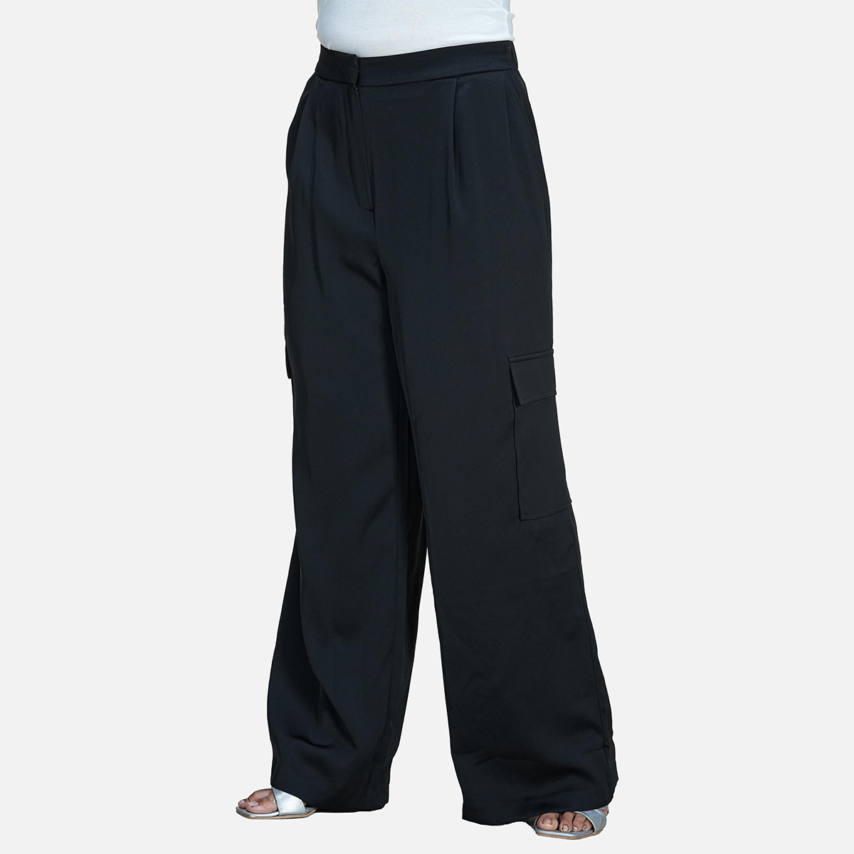 Picture of TORR Black Womens Cargo Pant