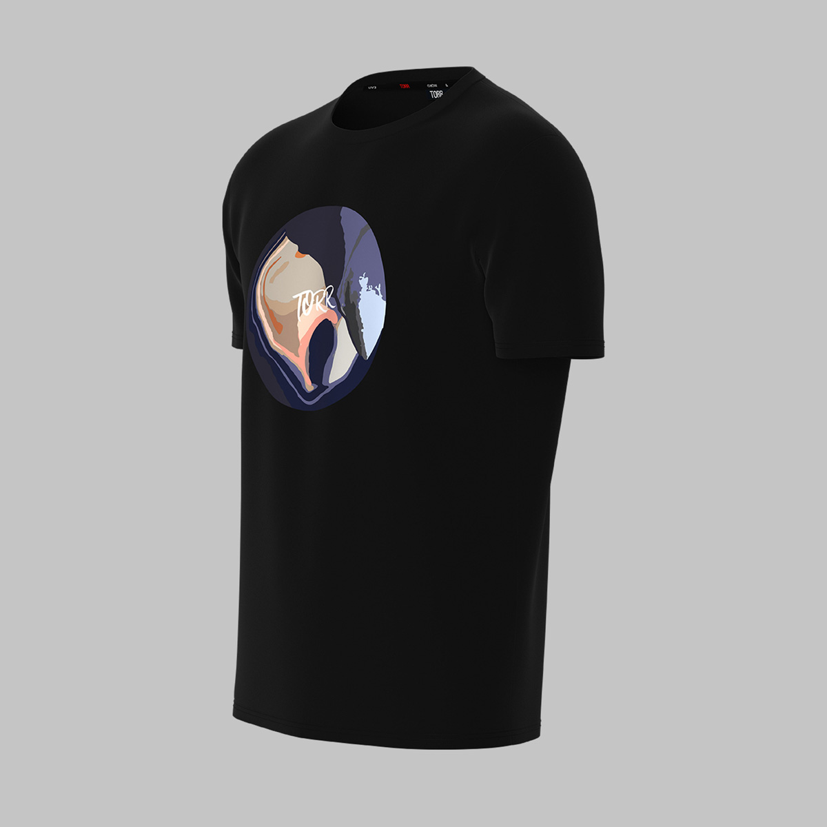 Picture of TORR Black Men's  T-shirt