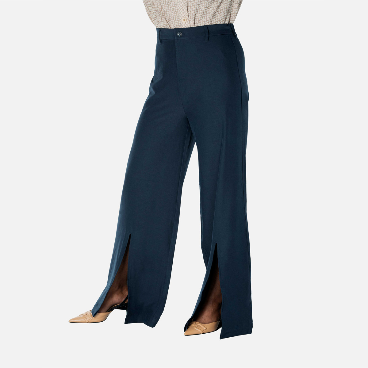 Picture of TORR Navy Women€™s Wide Leg Pant