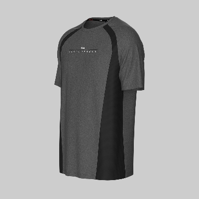 Picture of TORR  Grey Chine & Negro Mash Men's Activewear T-shirt
