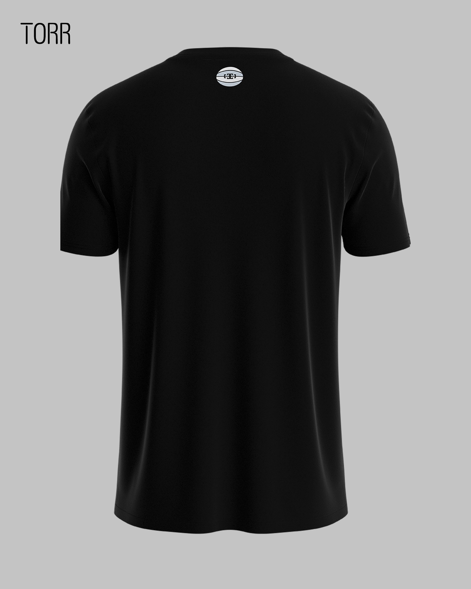 Picture of TORR Black Men's Activewear T-shirt