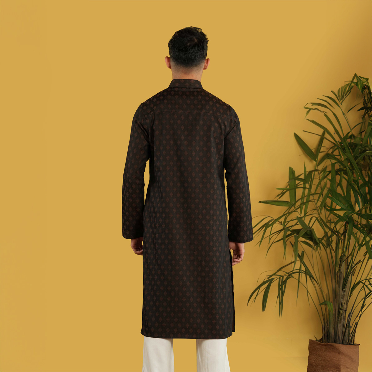 Picture of TORR Maroon Aop Men's Panjabi