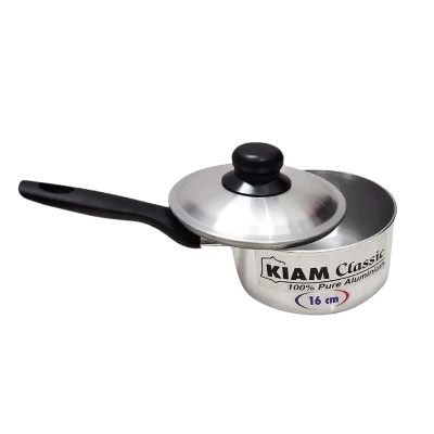 Picture of KIAM NON STICK MILK PAN WITH GLASS LID-18 CM