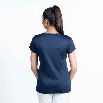 Picture of TORR Navy Women's Activewear Top