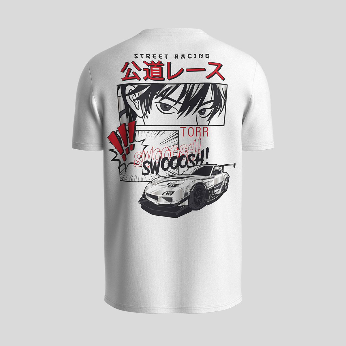 Picture of TORR White Men's  T-shirt