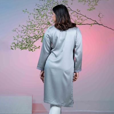 Picture of TORR  Silver Ethnic Wear (01 Piece Kurti)