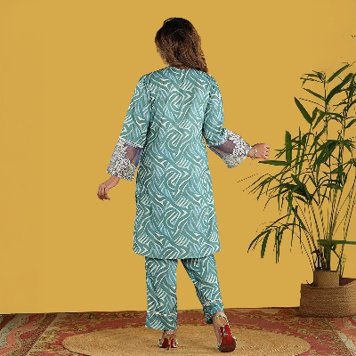 Picture of TORR Aop Women's Co-Ord Set