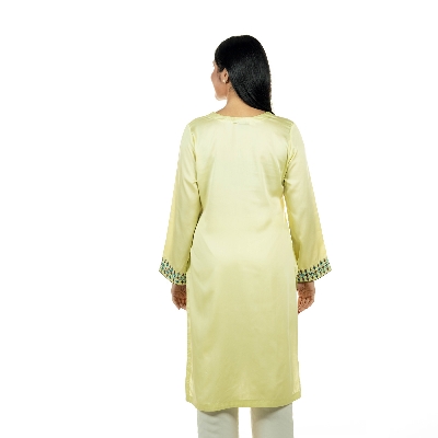 Picture of TORR Pale Lime Ethnic Wear (01 Piece Kurti)