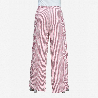 Picture of TORR Red Stripe Womens Palazzo