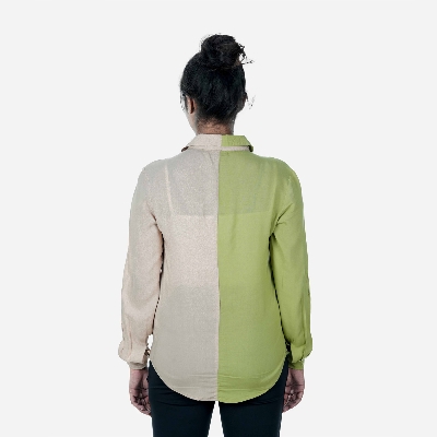 Picture of TORR Beige/Green Women's Shirt