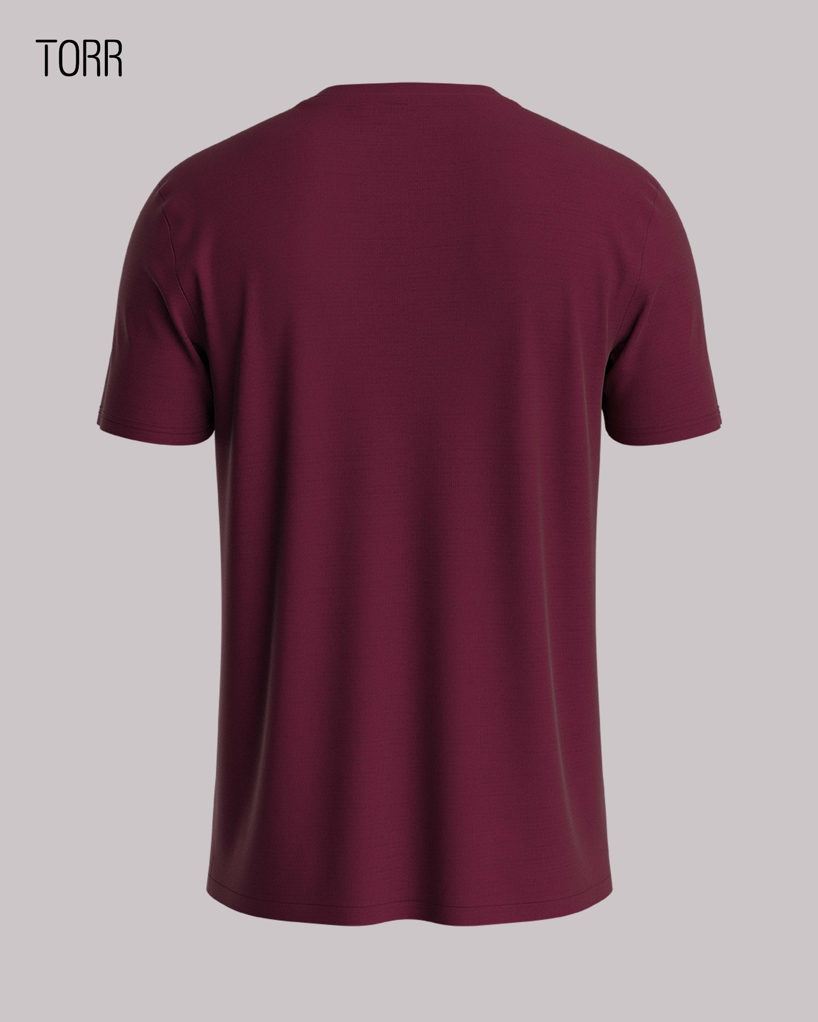 Picture of TORR Maroon Men's Activewear T-shirt