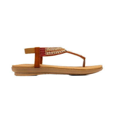 Picture of Ladies Open Flats - Sandal - Sanji
