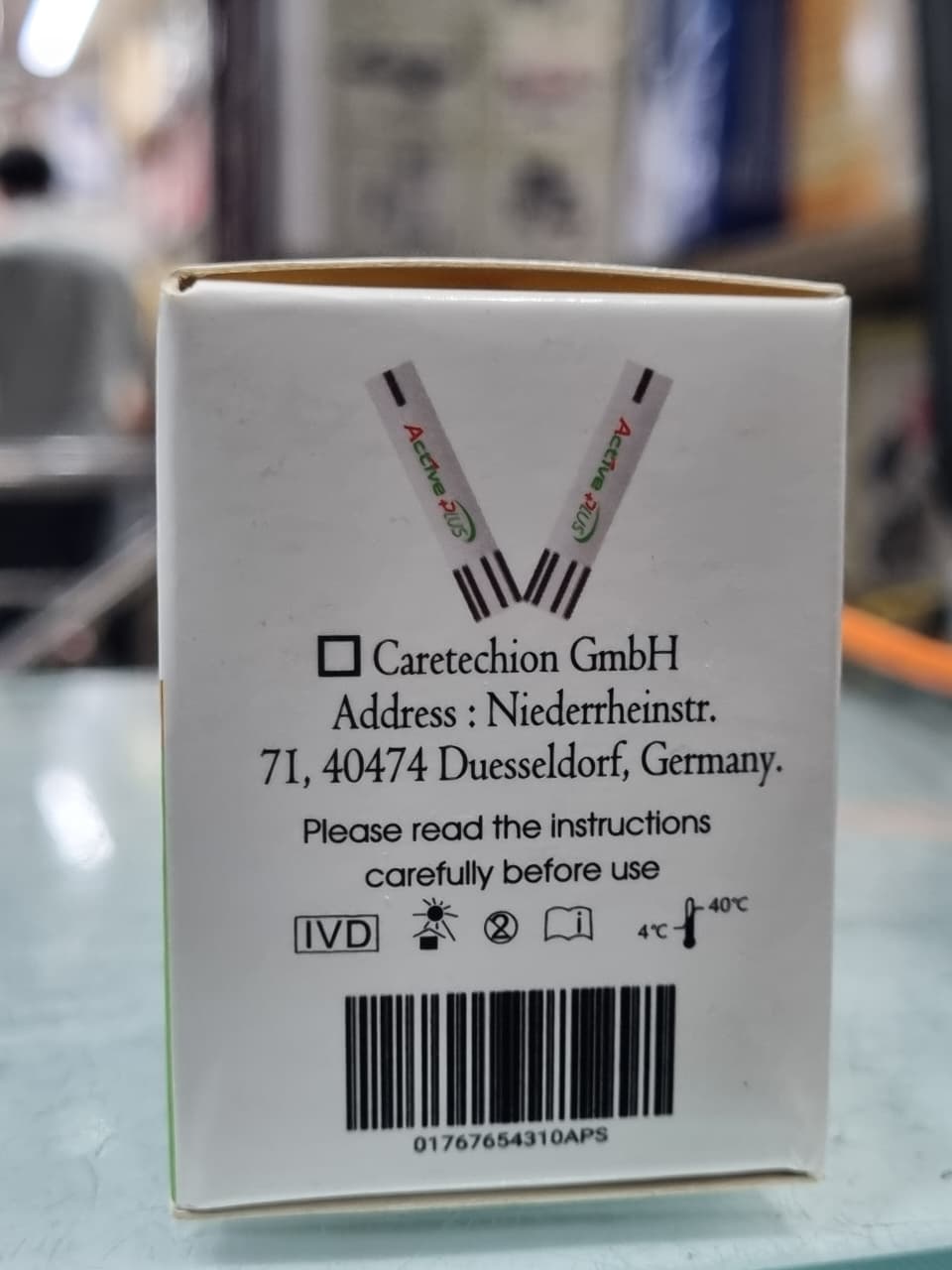 Picture of Active+ PLUS Blood Glucose Test Strips –50 pes Model AP-23