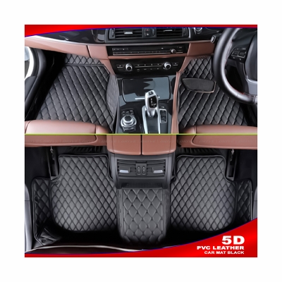 Picture of PVC Leather 5D Car Mat - Black