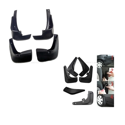 Picture of TOYOTA MUD FLAPS CAR WHEEL MAT PVC Mud guard Cover - Black