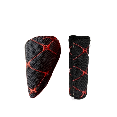 Picture of Cool Fabric Gear Knob Cover Combo - Black Red Embroidery  - 152948