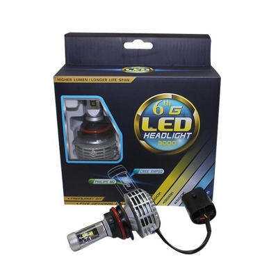 Picture of 6th Generation LED Headlight for Car - 3000LM Brightness - White
