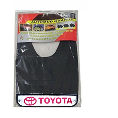 Picture of TOYOTA MUD FLAPS CAR WHEEL MAT PVC Mud guard Cover  - Black