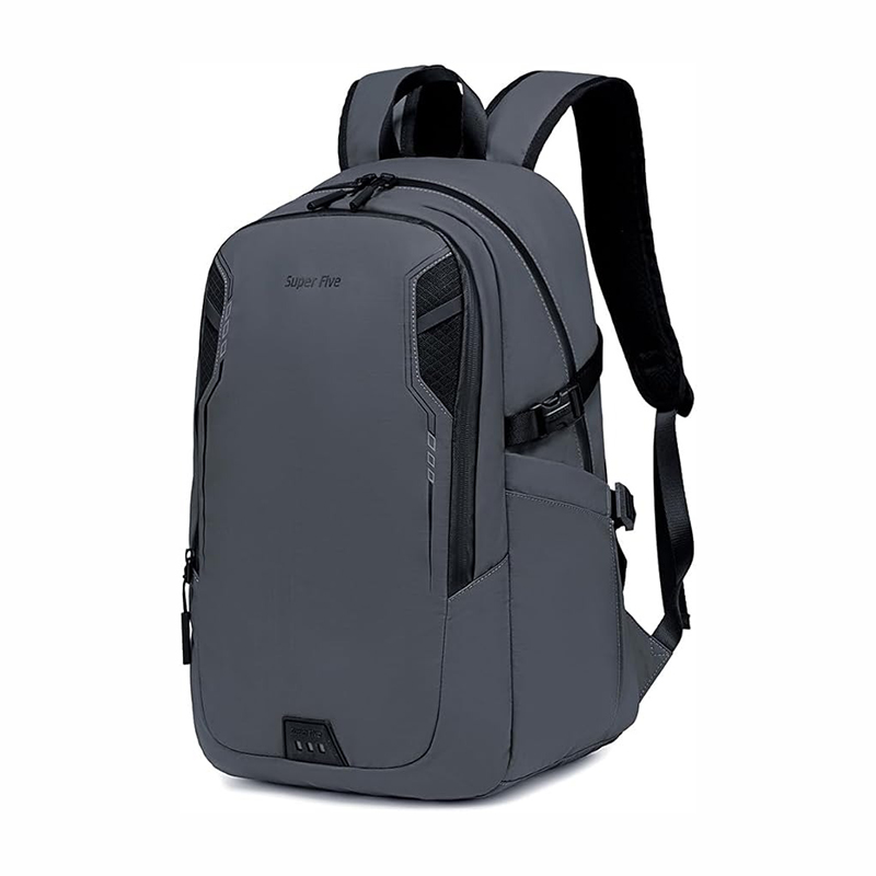 Picture of Super Five Backpack for Men 22L Office Travel Casual Laptop Bag with 15.6-inch Laptop Pocket Water-resistant Multi-pockets Large Capacity College Backpack FB00700