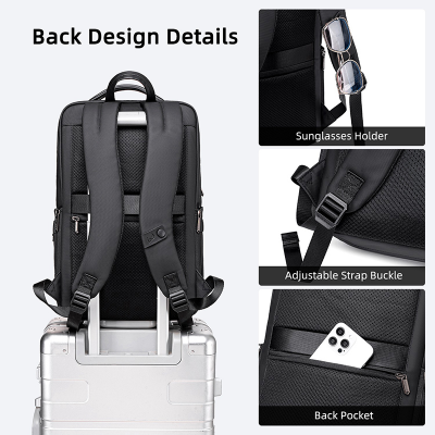 Picture of Arctic Hunter B00872 Slim Office Backpack For Men Stylish Lightweight Laptop Bag Water-Resistant Breathable Business Backpack for Work and Daily Use