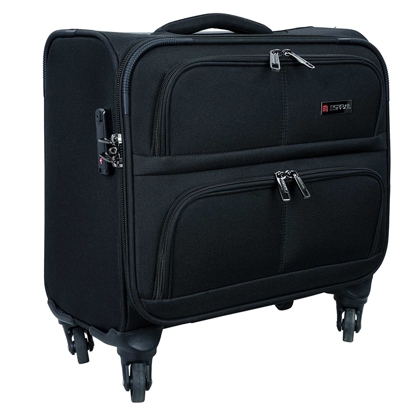 Picture of Espiral Business Trolley Cabin Pilot Luggage Carry On for Business and Office 16-Inch with 4 Wheels Rolling Case, 15.5" Laptop Compartment With TSA Lock