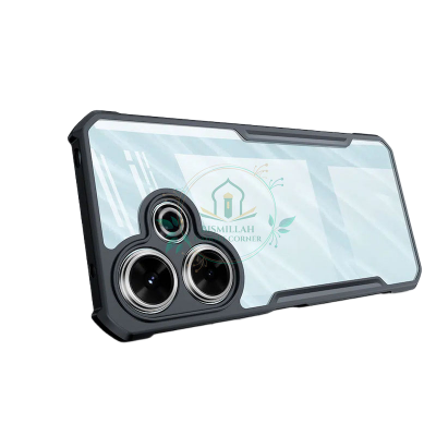 Picture of Xundd Back Cover for Xiaomi redmi 13 / xiaomi redmi note 13r / xiaomi poco m6 4g Transparent Hybrid Hard PC Back Bumper