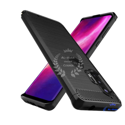 Picture of Spigen cover For Motorola Edge Plus / Motorola Edge+ Carbon Fiber Back cover Soft Slim Fashion Non-Slip Protective Carbon Fiber Phone Case