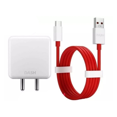 Picture of One.plus 30wattproduct3 3T 5 5T 6 6t 7 7T 7pro with Type-C Cable - White and Red